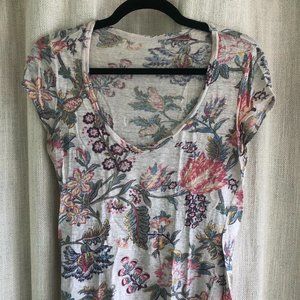 Floral JCrew T Shirt